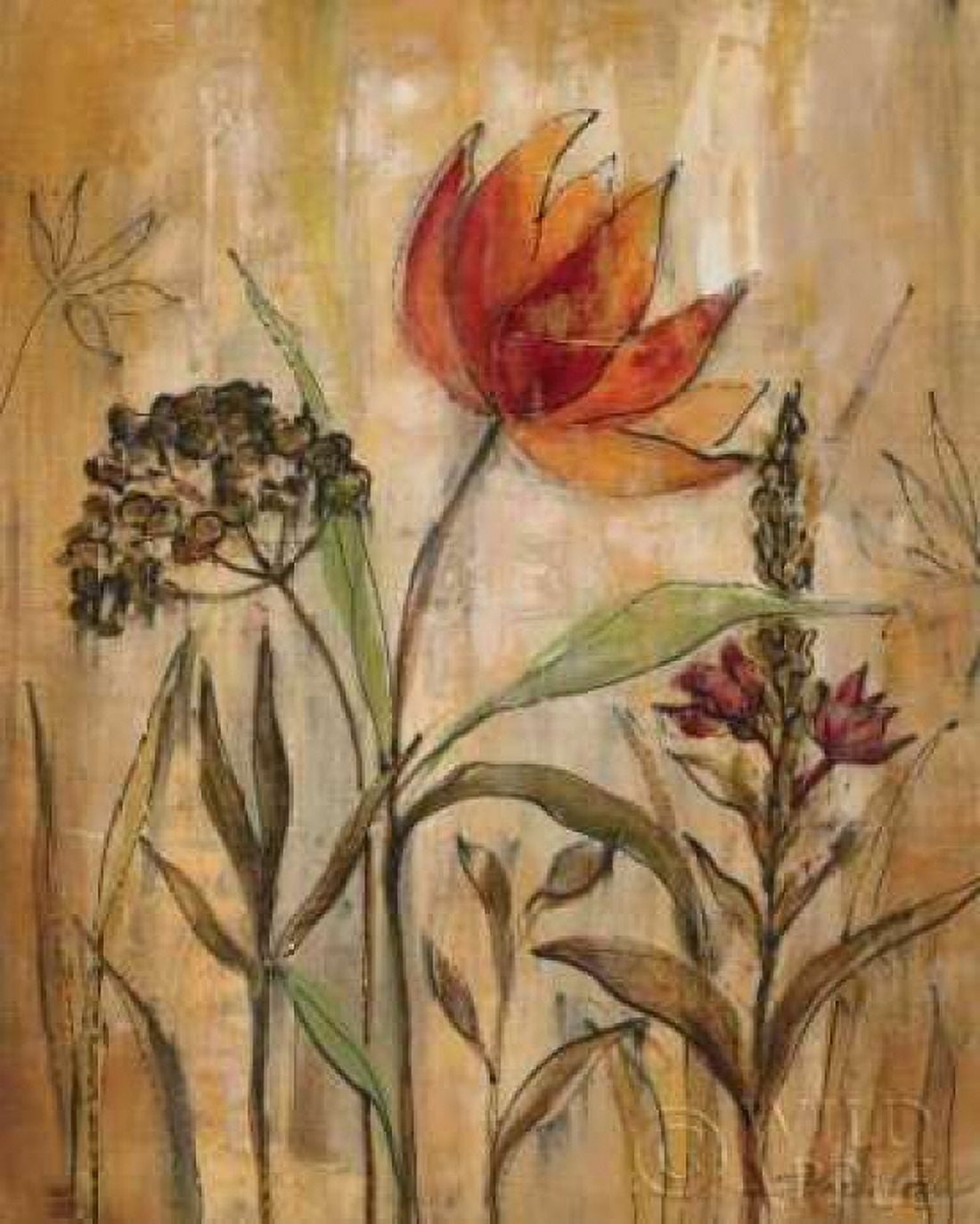 Aquarelle Garden I Canvas Art - Silvia Vassileva (24 x 30)