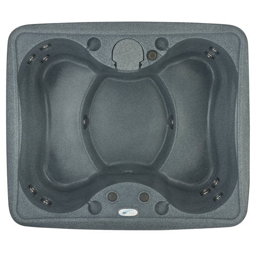 Aquarest Spas AR-150 Select 4- Person 12 - Jet- Plug and Play Hot Tub w/LED Waterfall - Graystone