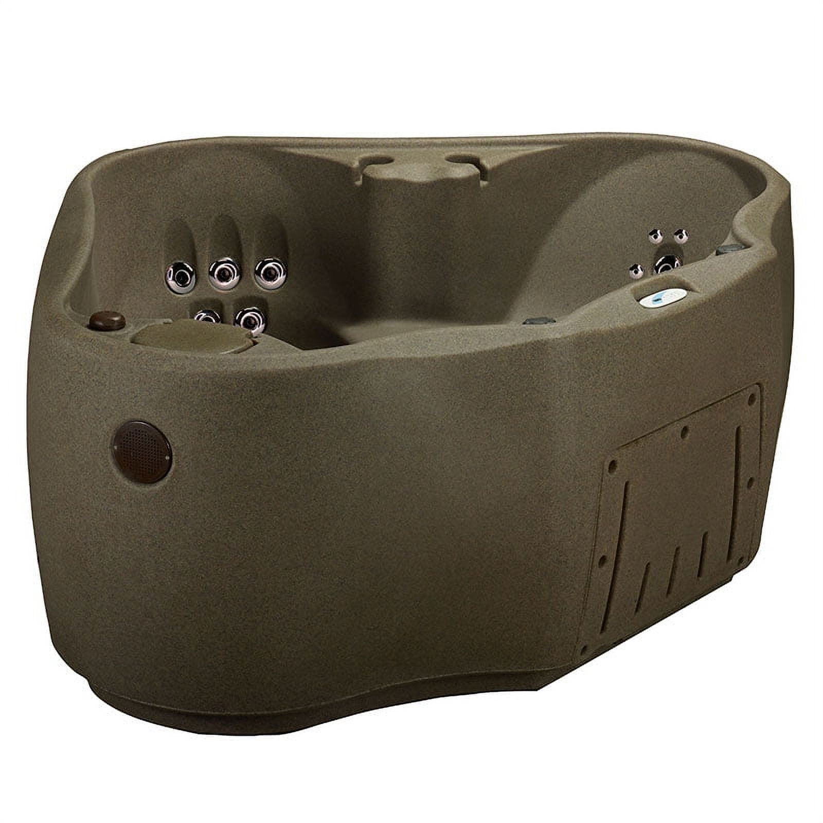 Brownstone Oval 2-Person 20-Jet Plug & Play Hot Tub