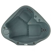 Aquarest Spas AR-300 Select 2-Person, 20-Jet, Plug-and-Play Hot Tub w/LED waterfall - Graystone