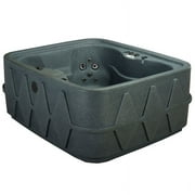 Aquarest Spas AR-400 Premium 4-Person 20-Jet Plug And Play with Ozonator - LED waterfall - Graystone