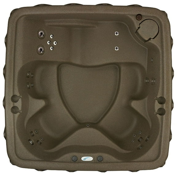 Aquarest Spas AR-500 Premium 5-Person 29-Jet Plug And Play with Ozonator - LED waterfall -2hp pump - Brownstone