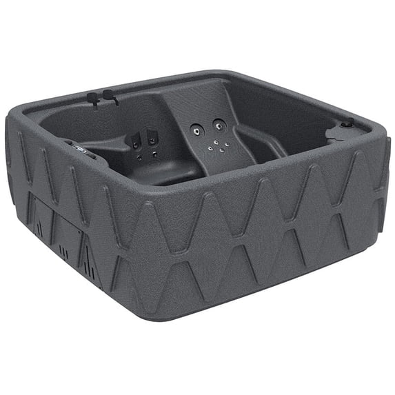 Aquarest Spas Premium 500 5-Person Plug and Play Hot Tub with 29 Stainless Jets, Heater, Ozone and LED Waterfall in Graystone