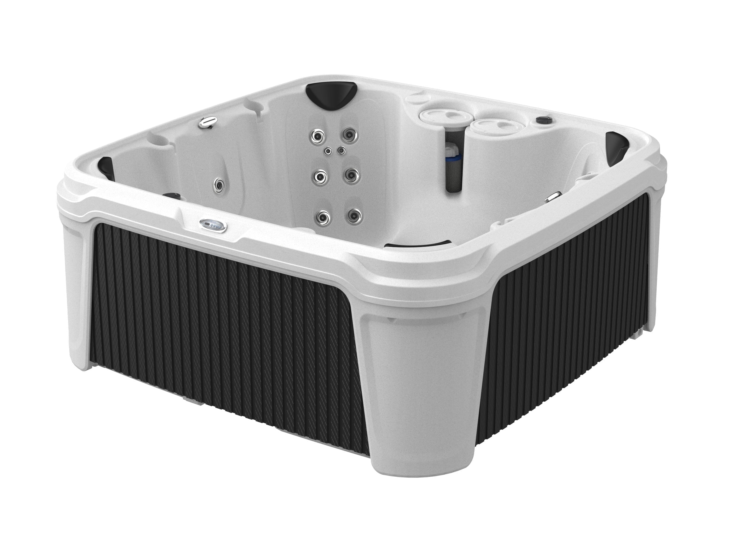 DayDream 3500S Gray and Black 6-Person Hot Tub