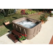 Aquarest Spas Powered By Jacuzzi® AR-400 Select 4- Person 20 - Jet- Plug and Play Hot Tub w/LED waterfall - Brownstone