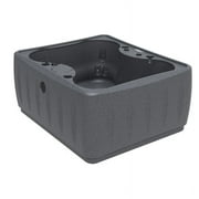 Aquarest Spas Premium 150 Hot Tub Spa 4-Person Plug and Play 12 Jets, Ozone and LED Waterfall, & Tub Cover, Graystone