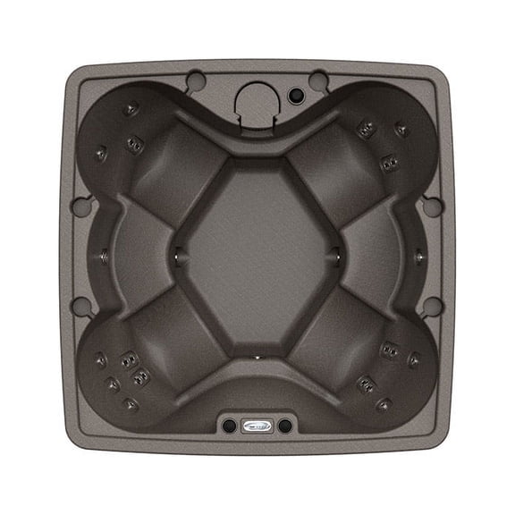 AquaRest Spas, powered by Jacuzzi Pumps AR-600 Premium 6 Person - 29 Jet Square Plug and Play Hot Tub with Ozonator - LED waterfall - 2hp pump - Keystone