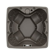 Aquarest Spas Pumps AR-600 Premium 6 Person - 29 Jet Square Plug and Play Convertible Hot Tub with Ozonator - LED waterfall - 2hp pump - Keystone