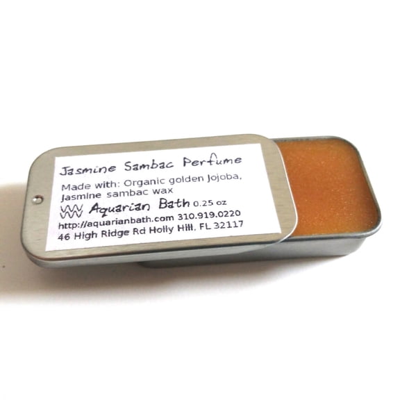 Aquarian Bath Jasmine Sambac Solid Perfume, 0.25 oz