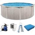 thumbnail image 1 of Aquarian Phoenix 18' x 52" Steel Frame DIY Family Above Ground Pool Kit, 1 of 10