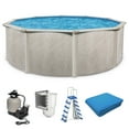 thumbnail image 1 of Aquarian Phoenix 21 Foot x 52 Inch Above Ground Pool Kit with Pump & Ladder, 1 of 13