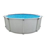 Aquarian Pools Fuzion Series 18' x 52" Round Steel and Resin Above Ground Pool, Mist