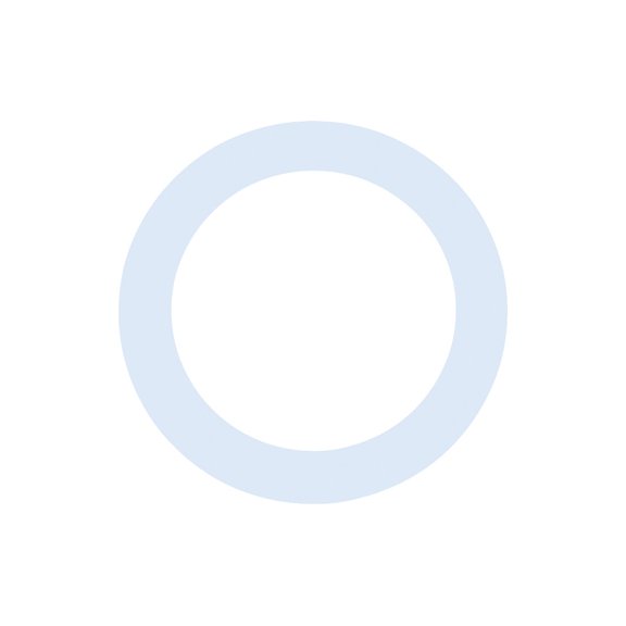 Aquarian Port Hole White 5 in.