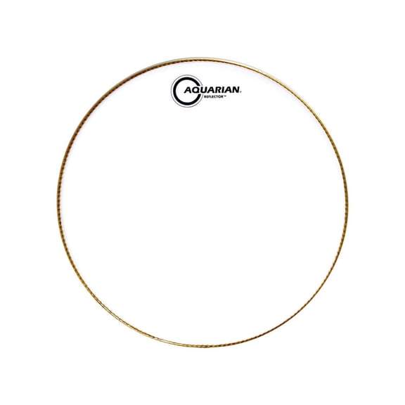Aquarian Ice White Reflector Drum Head 12 in.