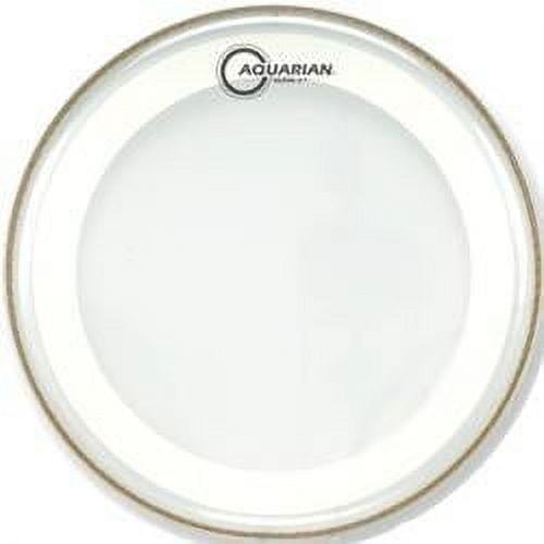 Aquarian Super-2 Clear Drum Head with X-Ring (14")