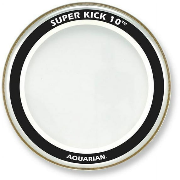 Aquarian Super Kick 10 Bass Drum Head Clear 26 in.