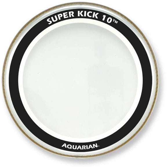 Aquarian Super Kick 10 Bass Drum Head Clear 24 in.