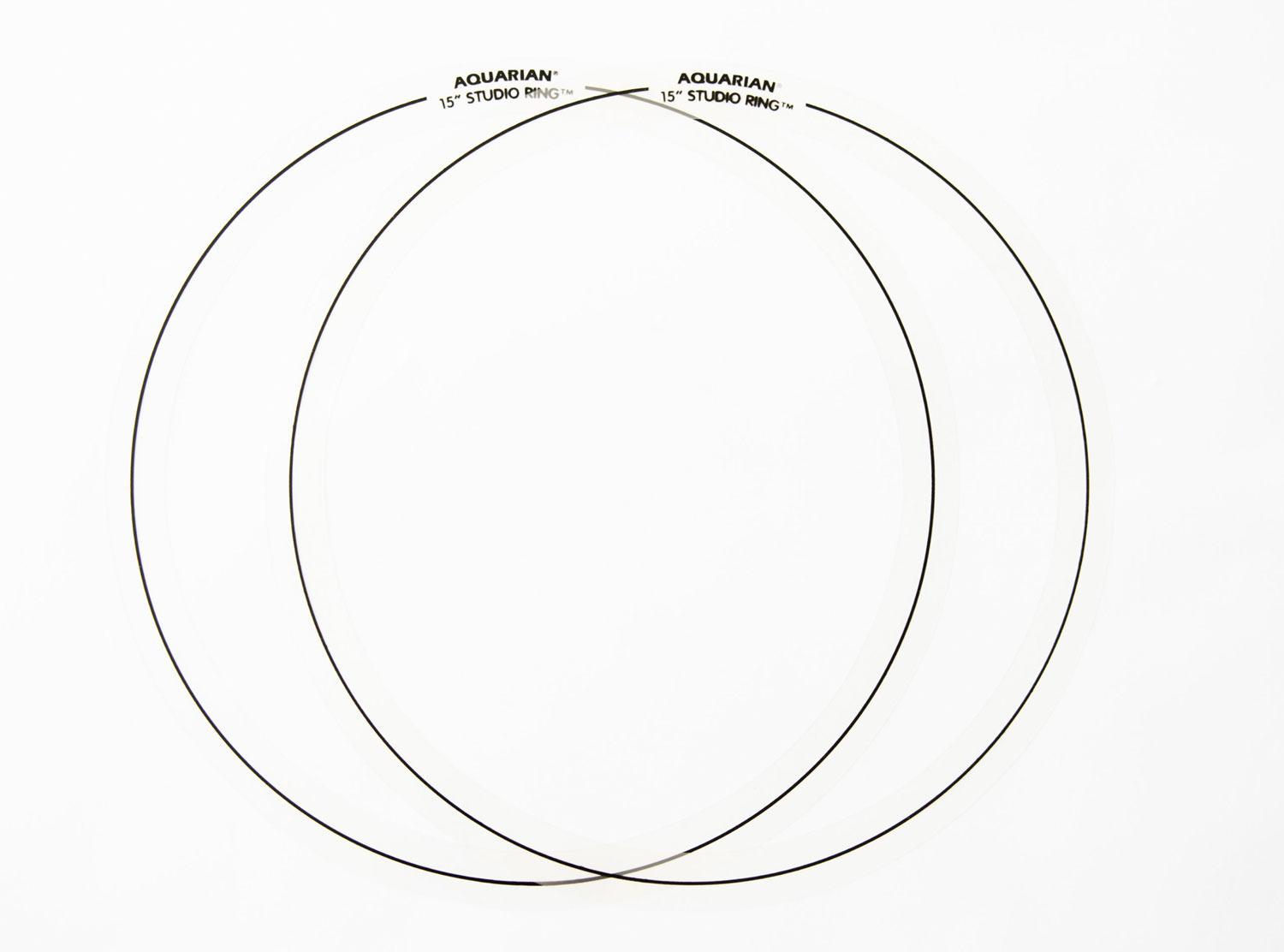 Aquarian Two 15" Studio Rings - Walmart.com