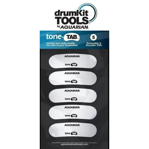 Aquarian drumKit Tools T-Tab Drum Head Tone Modifier