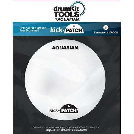 Aquarian drumKit Tools kickPATCH Bass Drum Head Repair