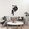 thumbnail image 1 of Aquarious Logo Vase Horoscopes Astrological Chart Zodiac Signs Star Constellations Vinyl Wall Art Wall Sticker Wall Decal For Home Room Wall Office Living Room Wall Decoration Decal Size(40x35 inch), 1 of 3
