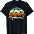 thumbnail image 1 of Aquarist Fish Collector Aquarium Junkie Fish Lover T-Shirt men and women can wear, black, white, gifts, 1 of 4