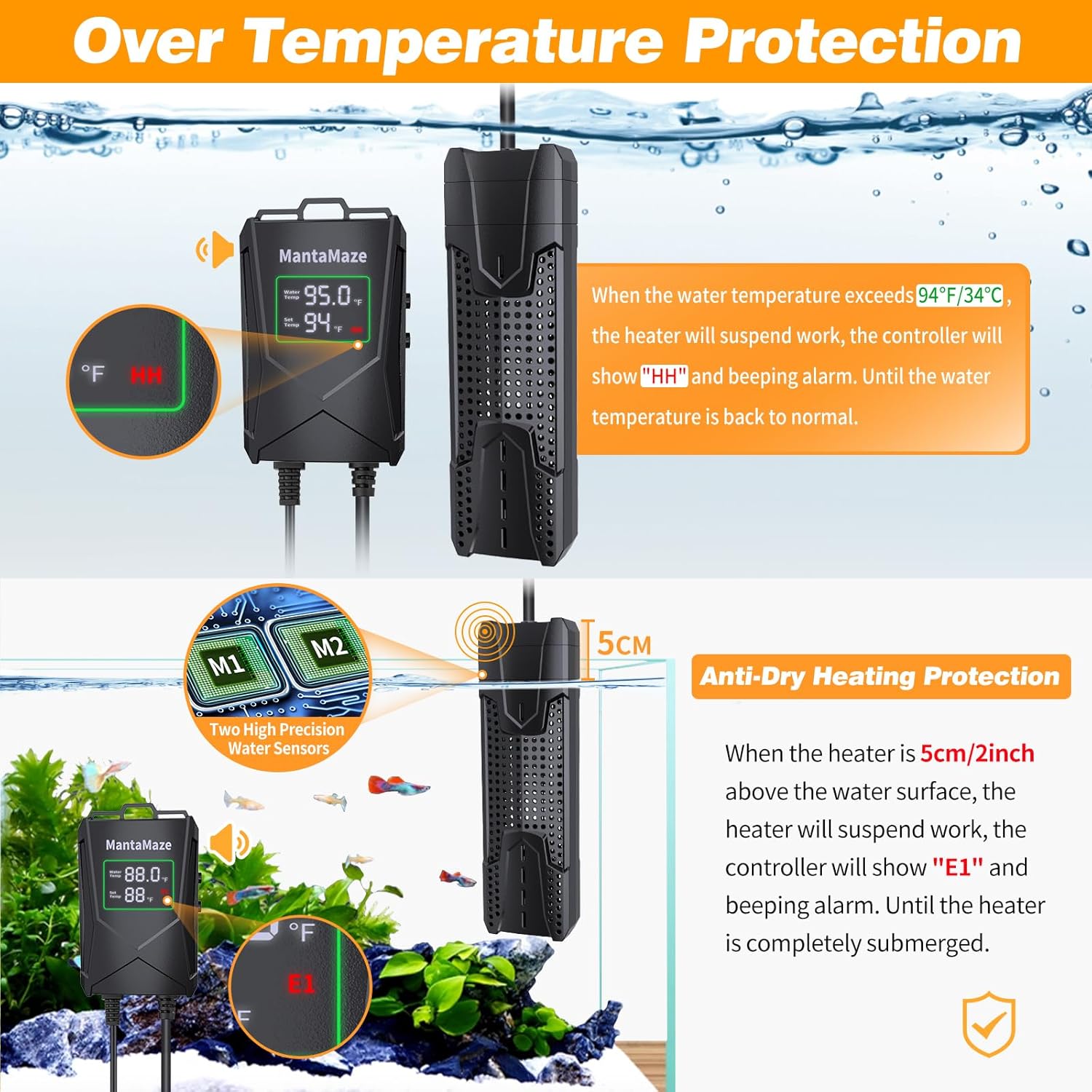 Picture of Aquarium 300W/500W/800W/1000W for 20-300 Gal, Fish Tank with ...