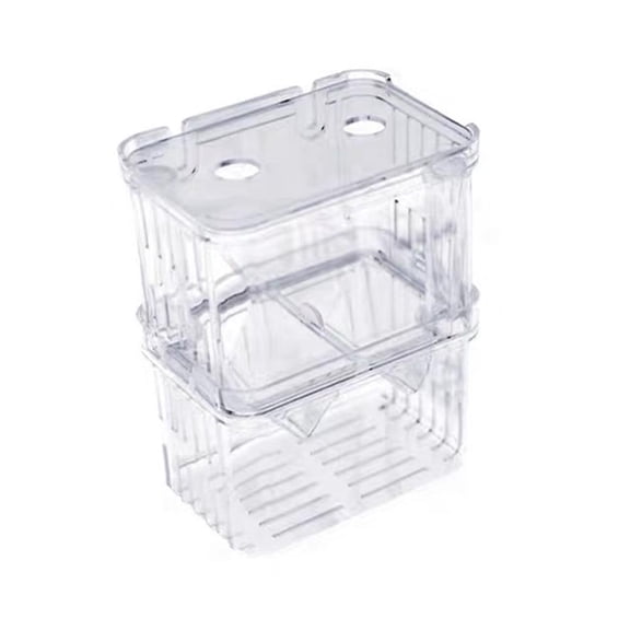 Aquarium Acrylic Breeding Isolation Box, Large Guppy Spawning Incubation Case, Fish Nursery Separation Box for Adult Fish and Fry