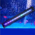 thumbnail image 1 of Aquarium Air Bubble LED Light, RGB LED Fish Tank Light with 16 Colors 4 Modes Remote with Control IP68 Aquarium Lamp with for Turtle Tank, Betta, Shrimp, 1 of 7
