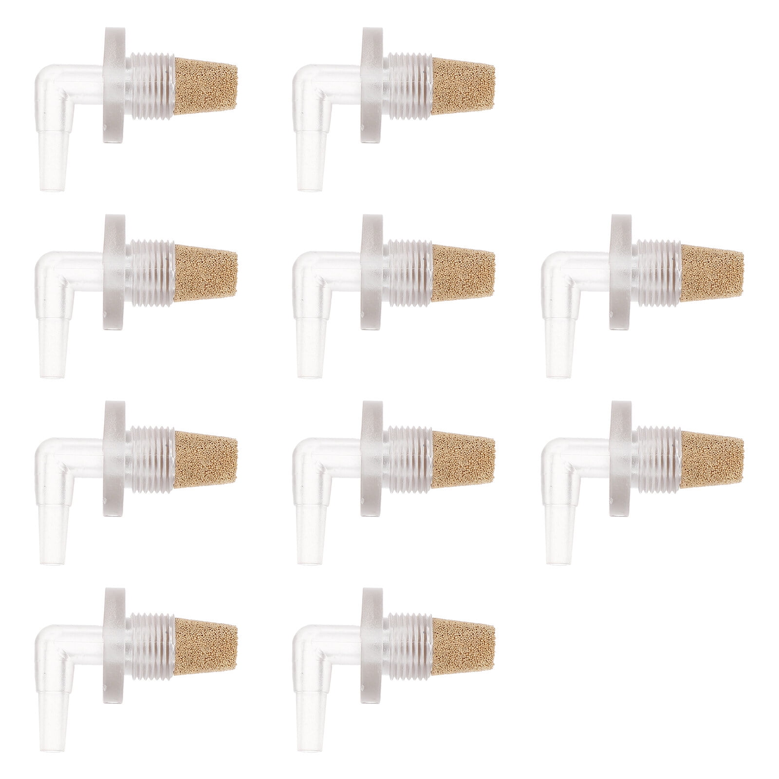 Aquarium Air Bubbler 10pcs Fish Tank Air Bubblers Elbow Bubble