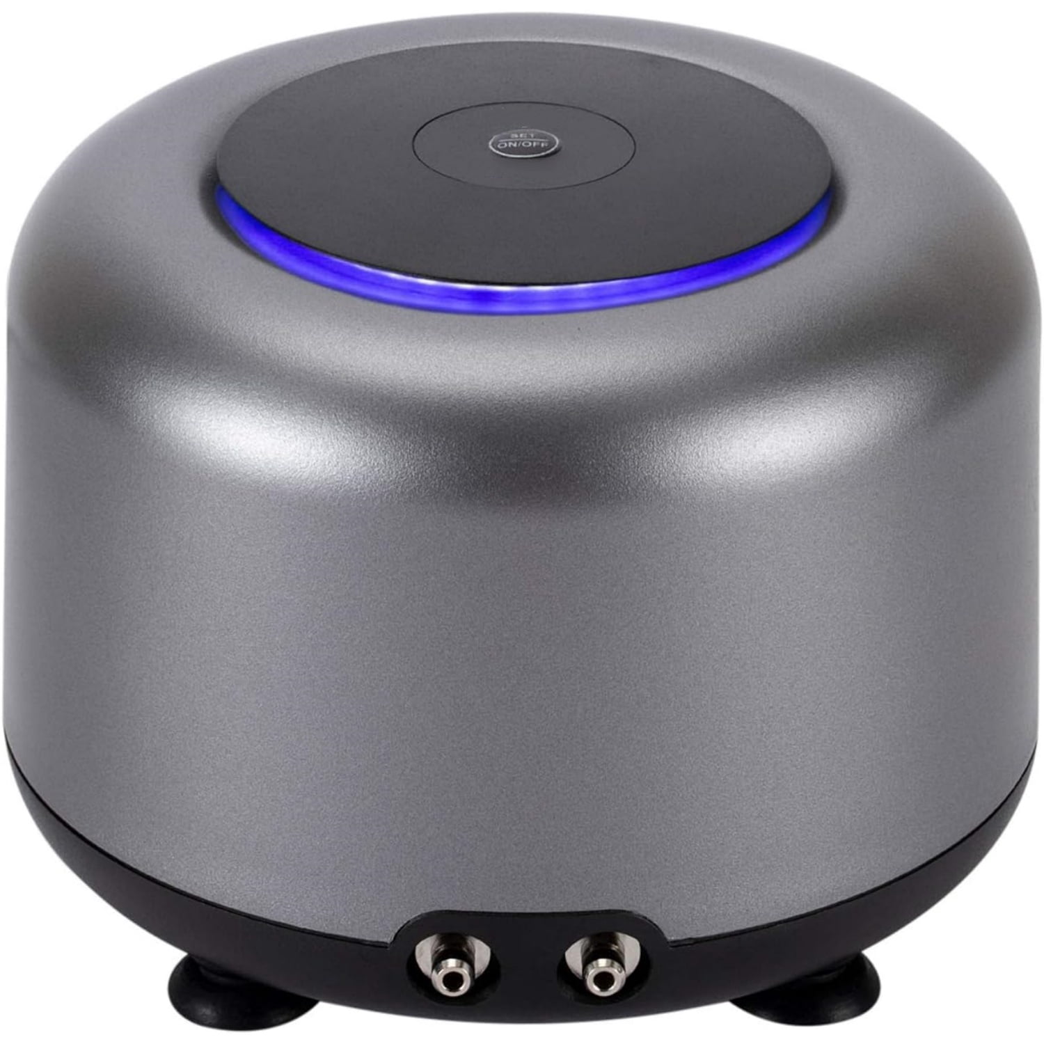 Aquarium Air Pump,5W 10W Powerful 2 Outlets,Fashion Ultra-Quiet Energy-Saving Oxygen Pump Adjustable 4 Airflow Rate Grades,Freshwater and Marine Fish Tank 5W (up to 300 Gallon)