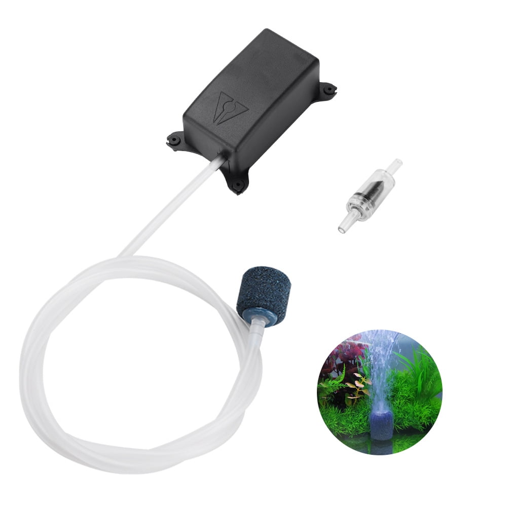 Aquarium Air Pump Air Pump with Tube Check Valve Air Stone for Fish Tank