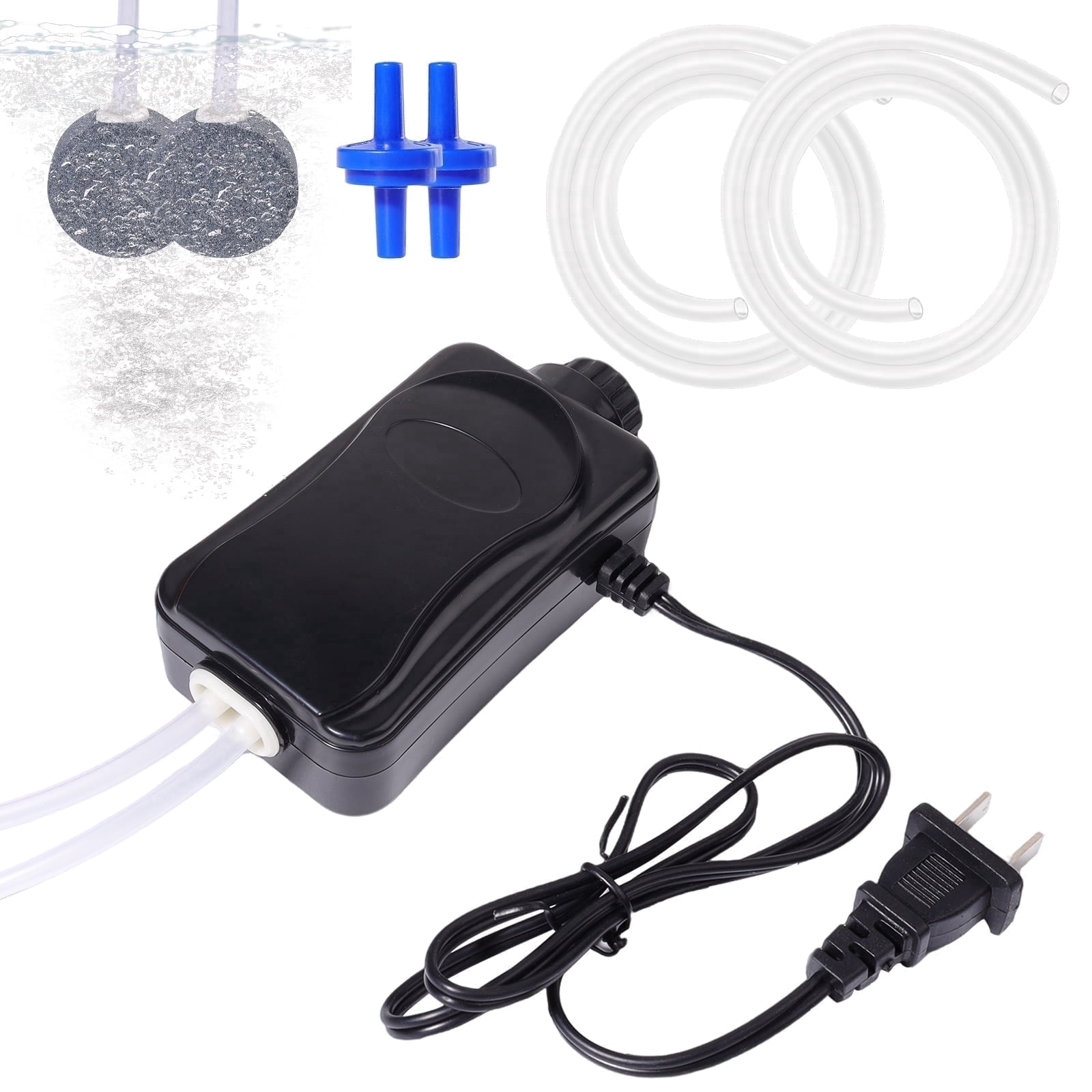 fish tank air pump accessories 50 GPH Quiet for Tanks (5-35 Gallons) yet affordable oxygen pump membrane Solar Pond Aerator Air Pump