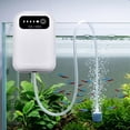 thumbnail image 1 of Aquarium Air Pump,Fish-Tank Oxygen Pump,Rechargeable Portable Aerator,Battery-Powered Fish Tank Aerator for Home Aquariums,Camping,Fish Transport, 1 of 6