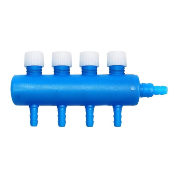 Aquarium Air Pump Splitter Connector Oxygen Hose Divider Adjustable Flow ABS Material for Aquatic Tanks