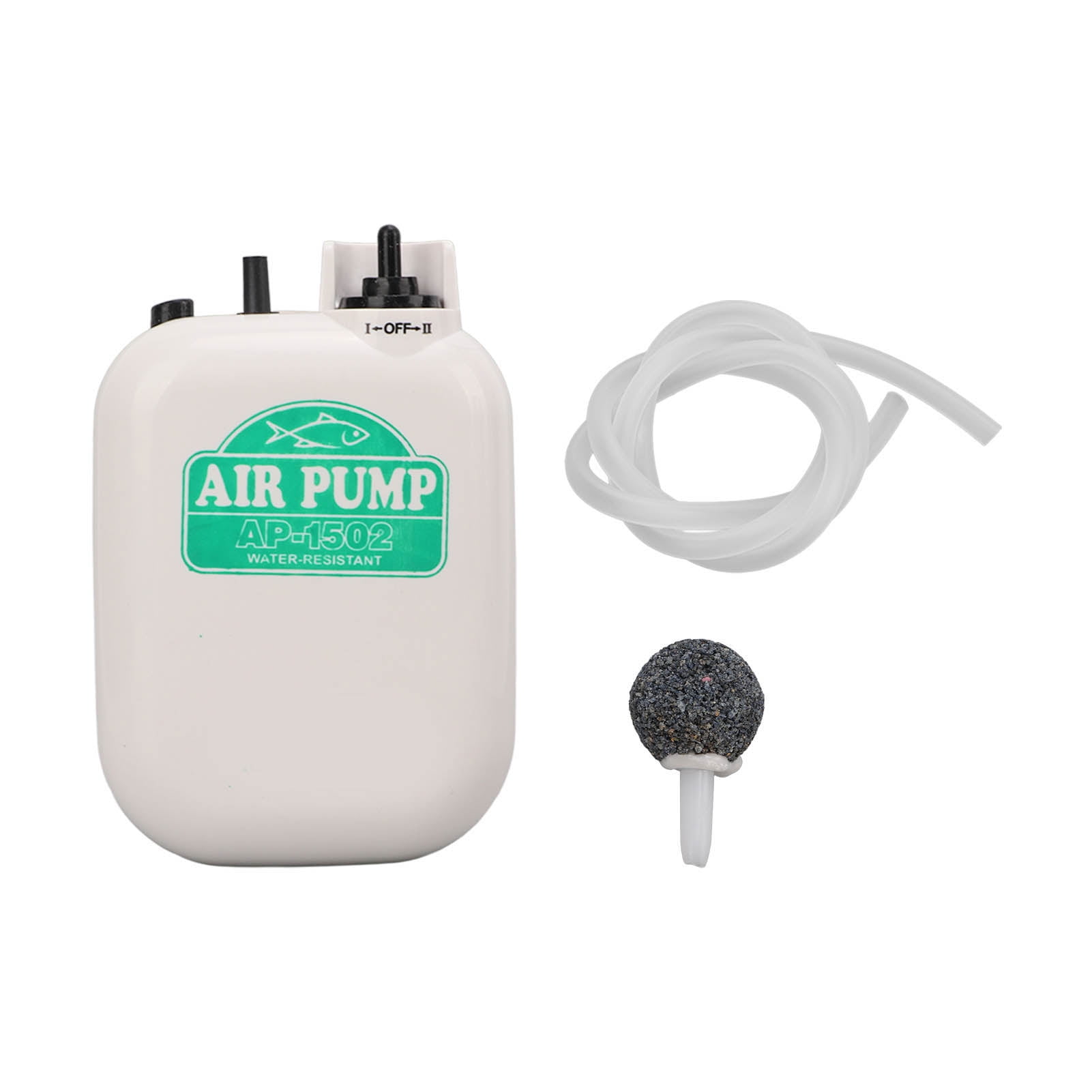 Aquarium Air Pump with Stone Tube Quiet Battery Powered Portable Small Size Fish Tank Aerator for Outdoor Fishing Walmart