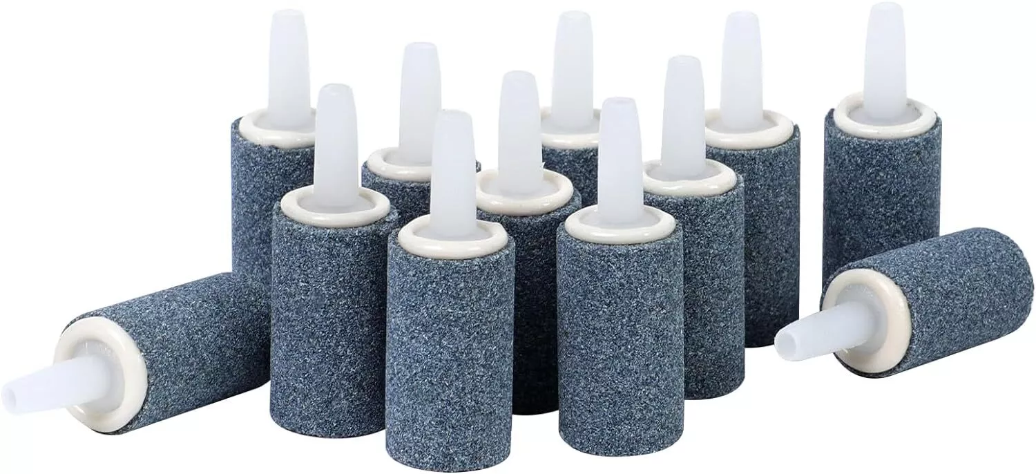 Aquarium Air Stones 1 Inch 12 Pack, Bubble Stone, Fish Tank Airstones,