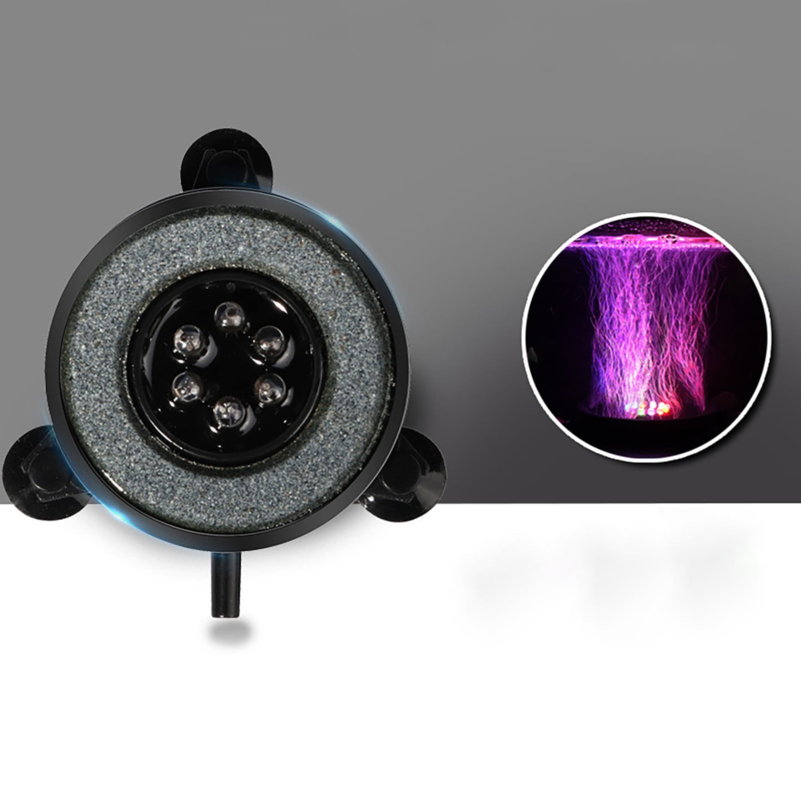 Aquarium Air Stones LED Bubbler Light Fish Tank Aquarium Air Diffuser