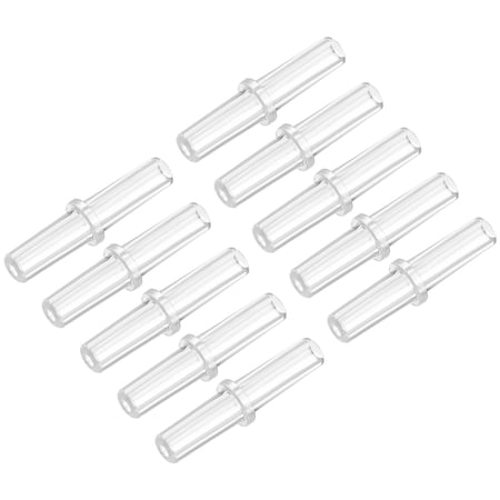 Aquarium Air Valve Connector,Plastic Inline Tubing,Straight,Valves,for 4mm Fish Tank Pond Air Line 20pcs
