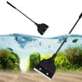 thumbnail image 1 of Aquarium Algae Scraper Tool Kit 1PC Plastic Cleaning Tools for Fish Tank Surfaces 13.39x1.65in,Long Handle Universal Design Efficient Algae Removal(Black), 1 of 7