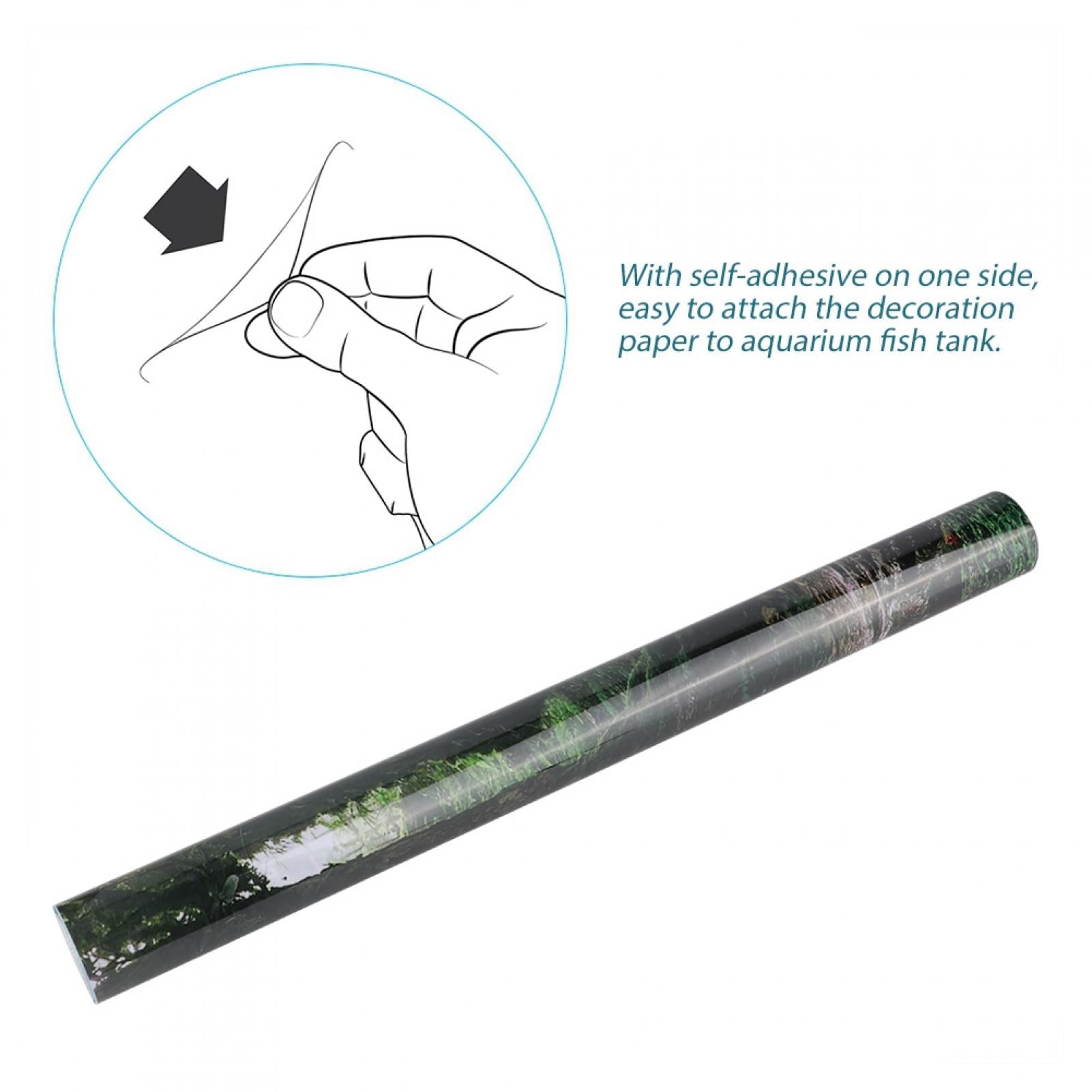 Aquarium Background Adhesive, Poster Backdrop Aquarium Decoration