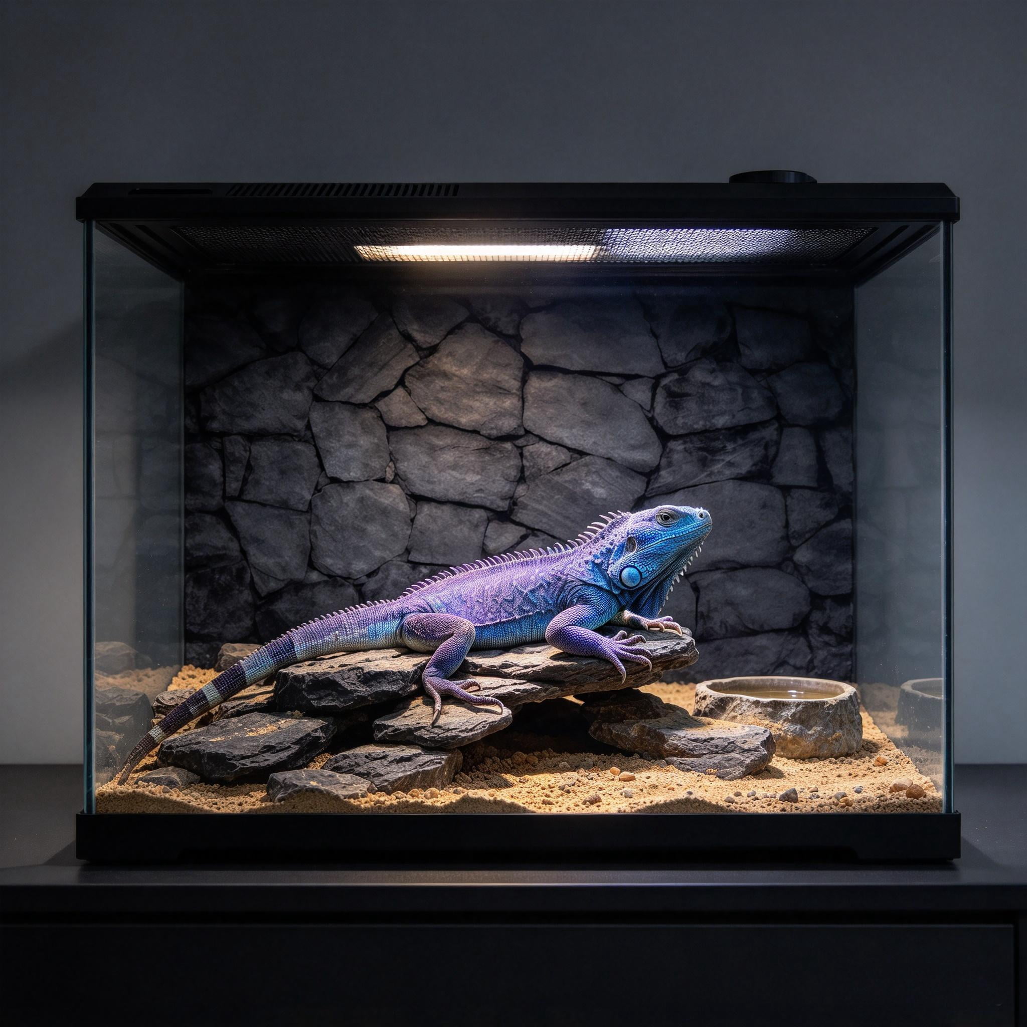 Aquarium Background, Black Stone Wall Fish Tank Background, Reptile ...