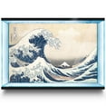 thumbnail image 1 of Aquarium Background Stickers - Japan Kanagawa Waves - Fish Tank Reptile Terrarium Decor Poster, 1 of 4
