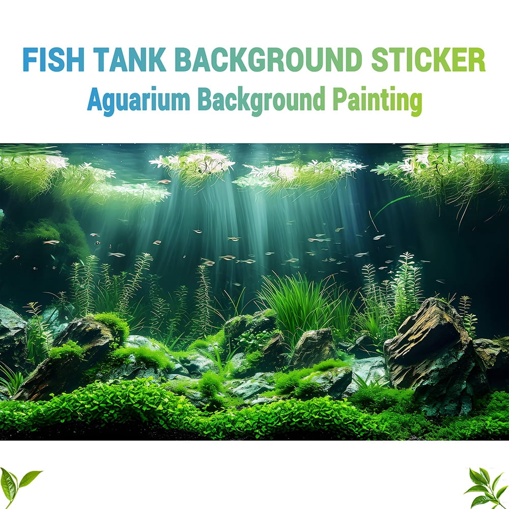 Aquarium Background, Water Grass Secret Realm Fish Tank Background ...