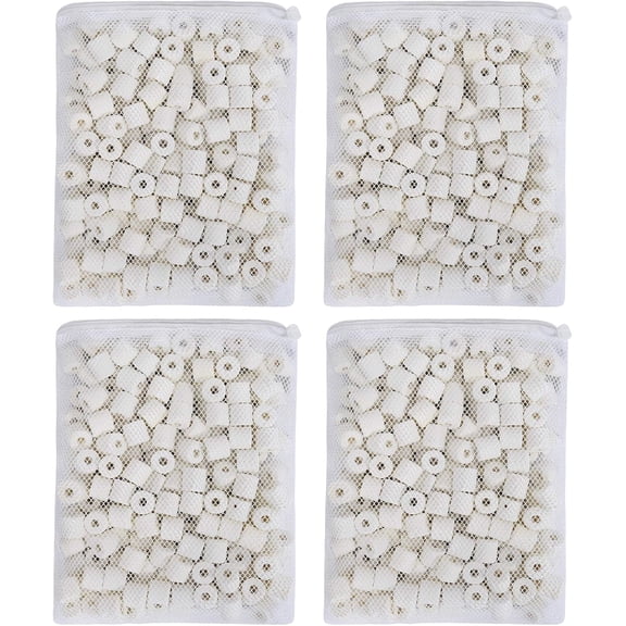 Aquarium Bio Ceramic Rings Filter Media for Pond Fish Tank Canister Filter (4 lbs)