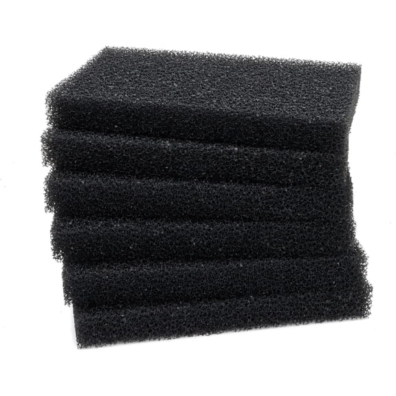Aquarium Bio Filter Media Sponge, 6.28 x 4 x 0.78 inch 6 Pack Cut-to-Size Foam for Aquarium Fish Tank (6 pcs)