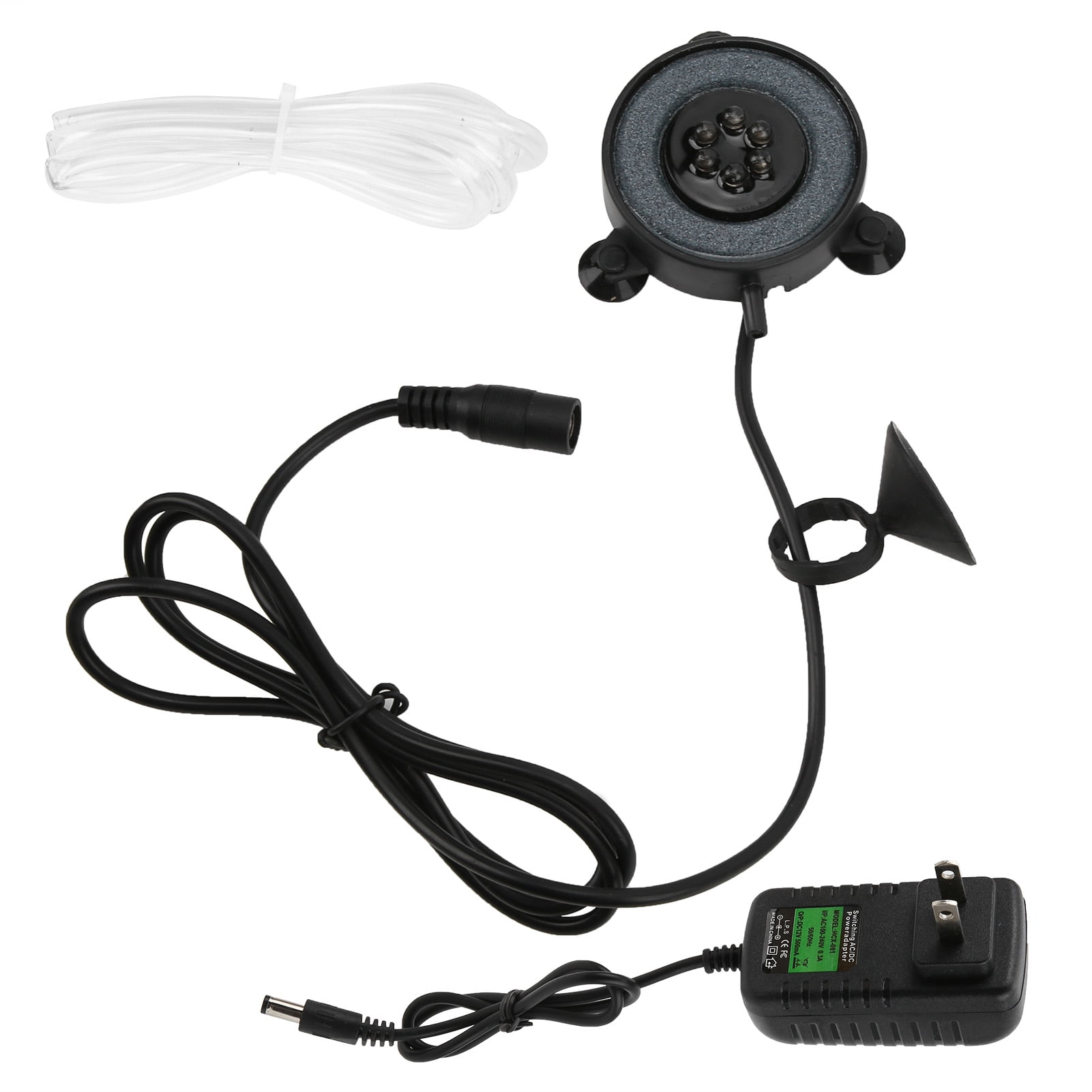 Aquarium Bubble Light Fish Tank Light with Auto Color Changing LEDs US Plug 100?240V