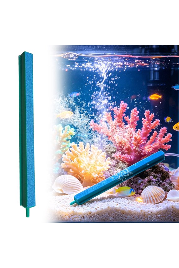 Aquarium Bubble Strip Air Diffuser - Flexible & Cuttable Oxygenating Tube for Fish Tank, Durable Aeration Pump Accessory for Oxygen Curtain & Underwater Landscaping