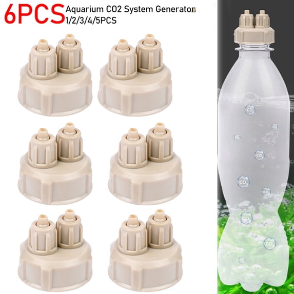 Aquarium CO2 System Generator Bottle Cap Fish Tank Plant Air