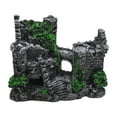 thumbnail image 1 of Aquarium Castle Decoration, Sturdy Resin Ornament for Freshwater and Saltwater Tanks, Green Rock Cave Design Landscape, 1 of 6